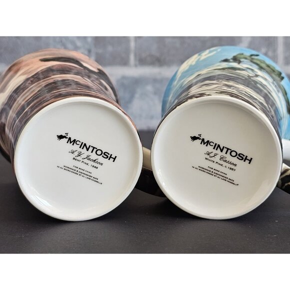 McIntosh Canadian Masters Group Of Seven Mugs-Brand New In Box - Picture 7 of 9